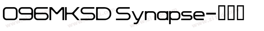 096MKSD Synapse字体转换